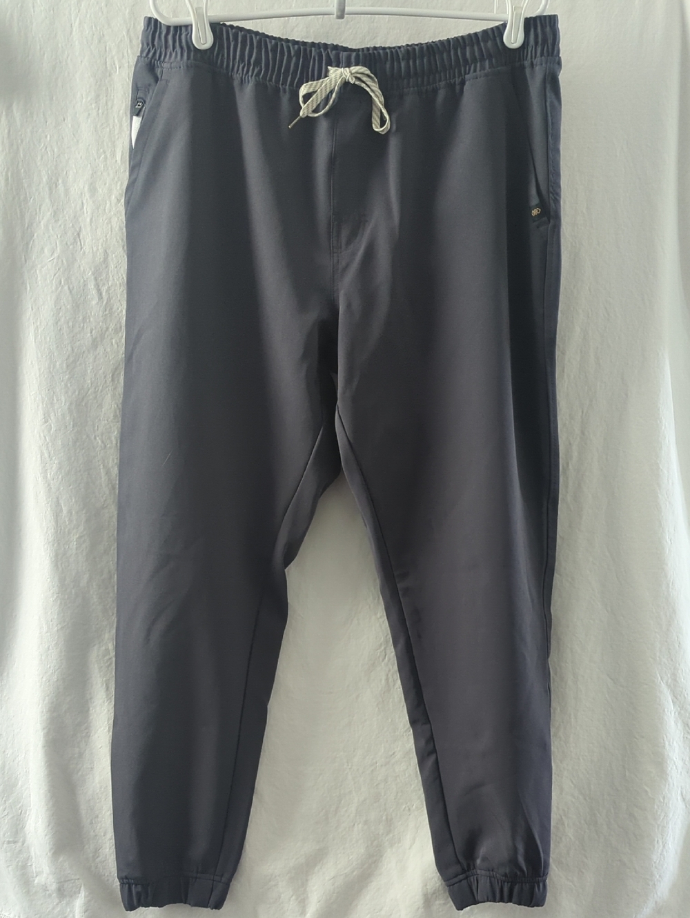 Leg3nd Discovery Men's XL Joggers Charcoal Grey Tech Performance Pants Zip Pocke